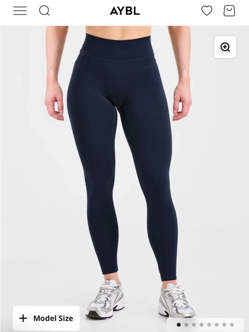 AYBL Navy Staple Leggings - Picture 1 of 7